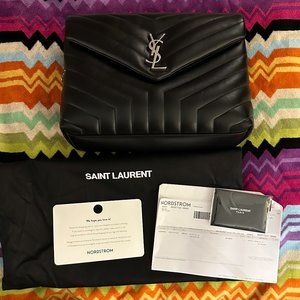 NEW Never Used!  Saint Laurent Medium Loulou Matelassé Leather Shoulder Bag